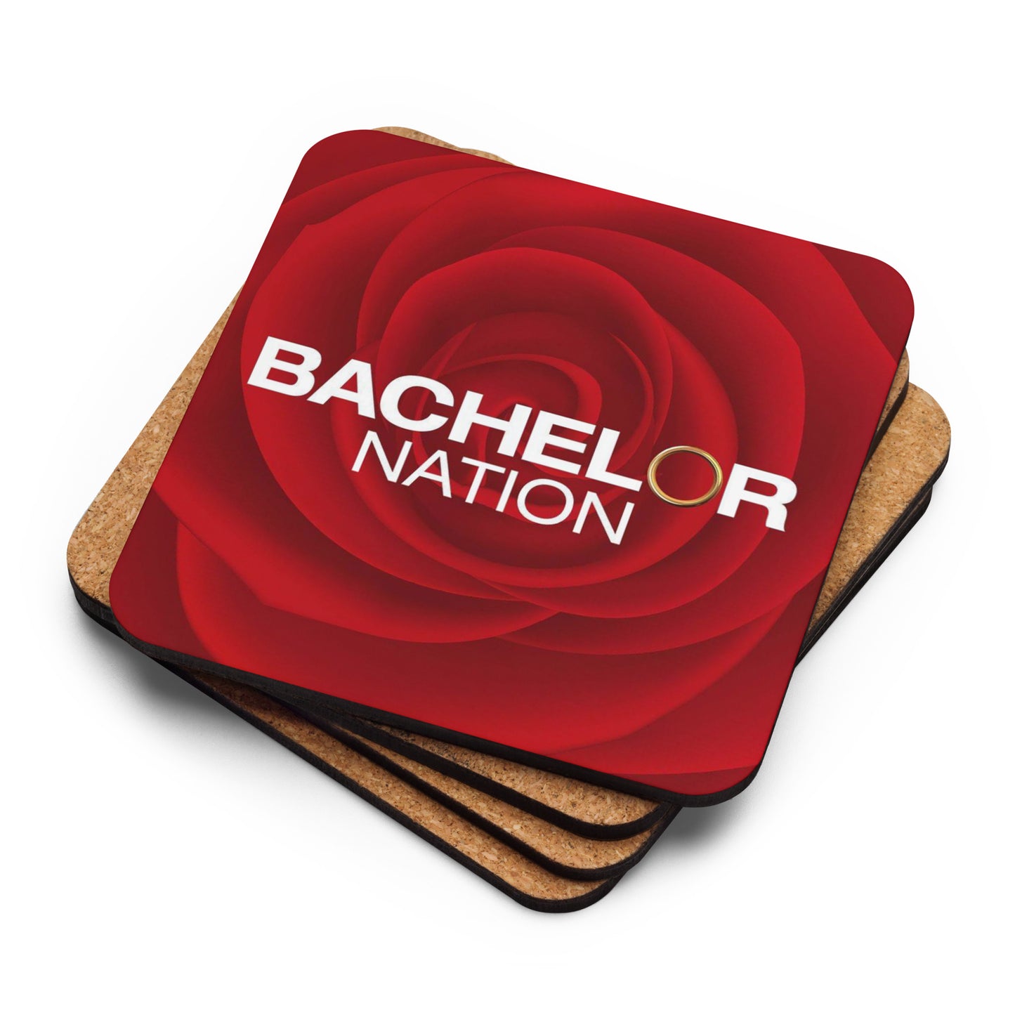Bachelor Nation Logo Cork Back Coaster