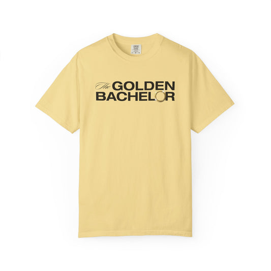 The golden bachelor logo comfort colors t-shirt - butter