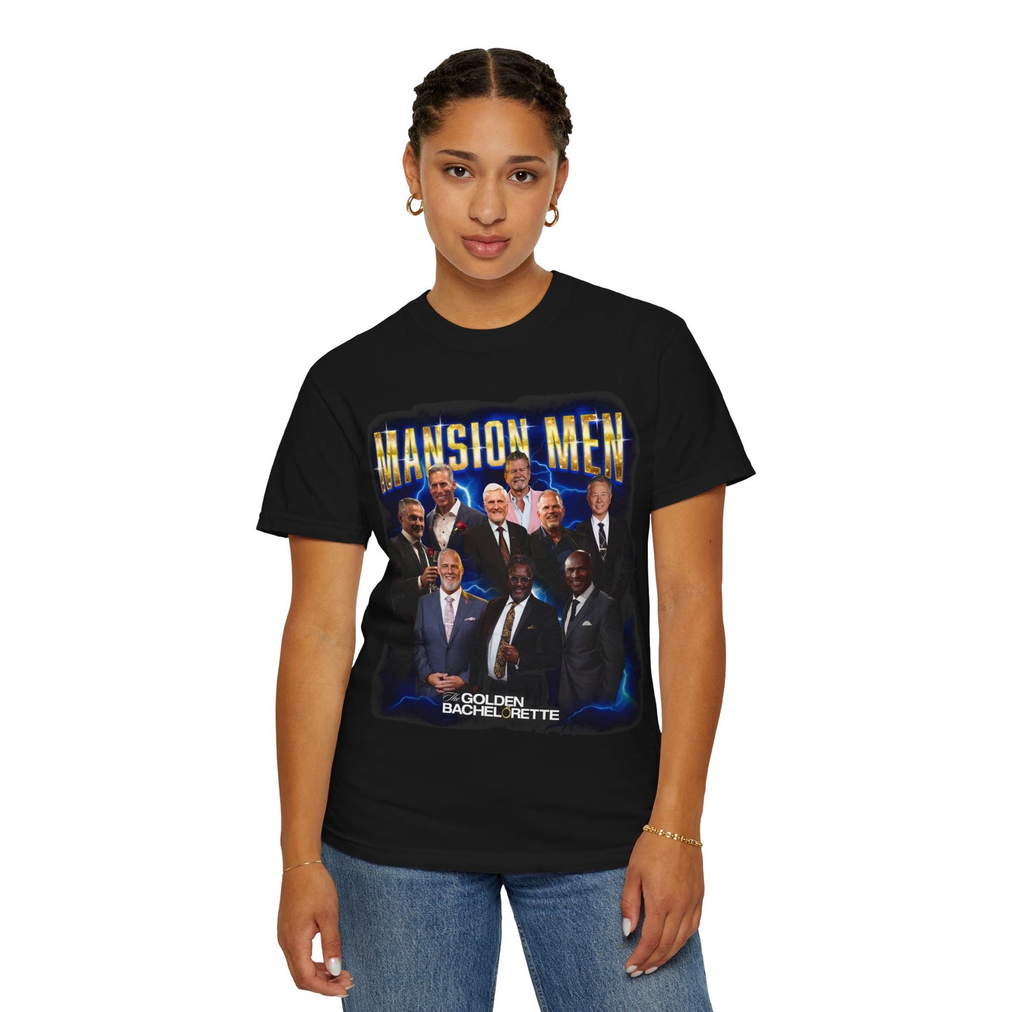 The Golden Bachelorette Heartthrob Mansion Men T-Shirt