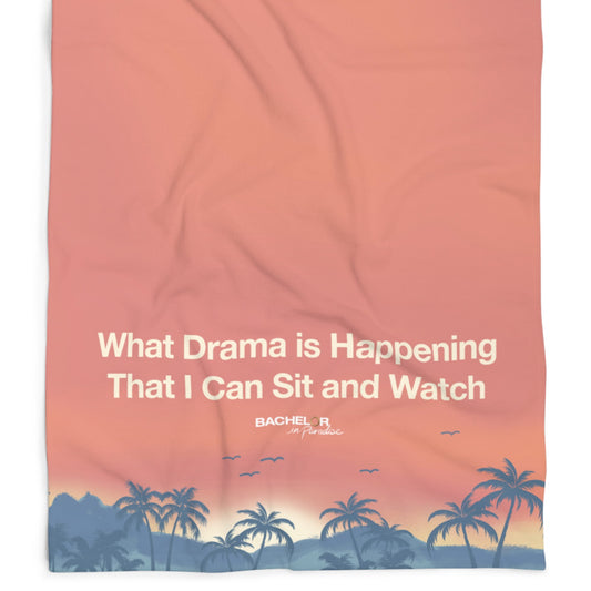 Bachelor in Paradise Drama is Happening Beach Towel