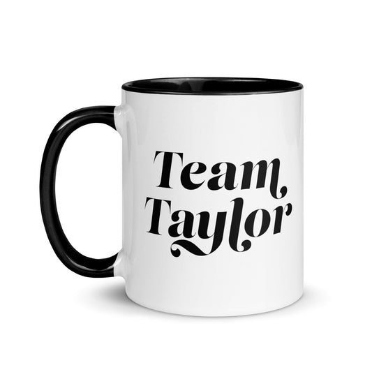 The bachelorette mug team taylor - black